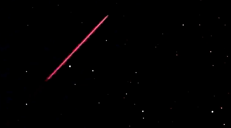 8-03-2019 UFO Red Band of Light WARP Flyby Hyperstar 470 nm IR RGBKL Analysis